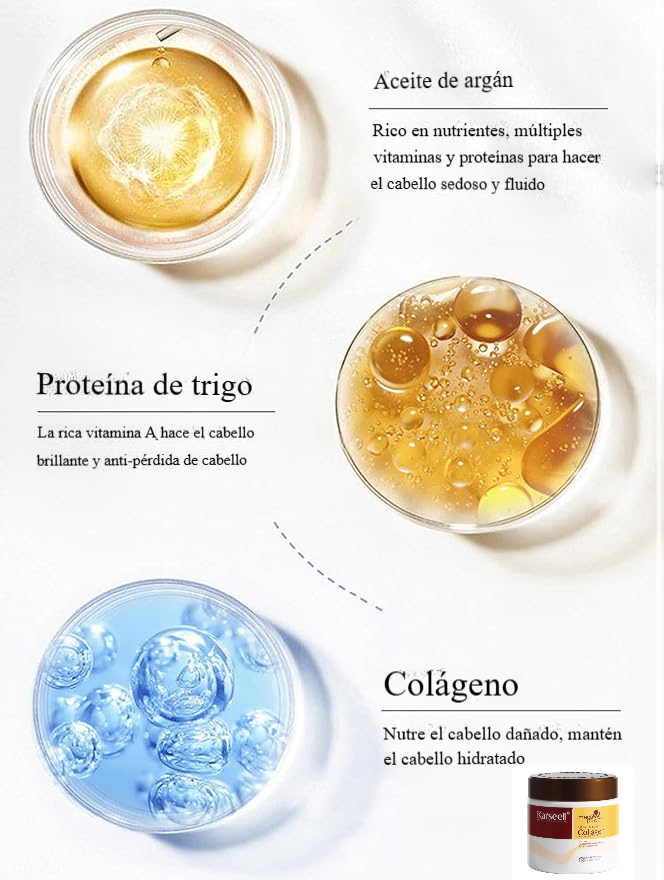 🧴✨ Mascarilla Capilar Karseell | Nutrición Avanzada y Reparación Real