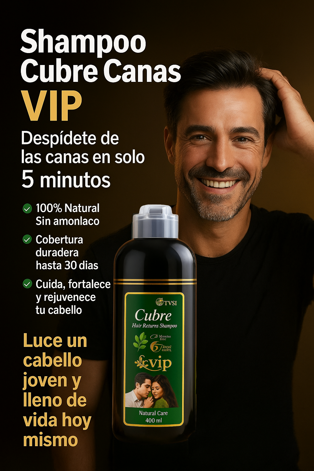 🧴 Shampoo Cubre Canas Premium | Fórmula Natural a Base de Oliva